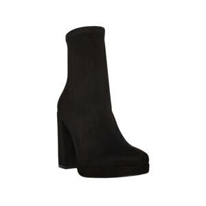 Steve Madden Women's Macayla Platform Block Heel Booties Black Size 10